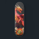 *~* AP88 Ring i Fire Elemental Dragon Fierce Mini Skateboard Bräda 18,5 Cm<br><div class="desc">(Sök efter liknande objekt i kod AP88 ) Överför enkelt till andra Zazzle-produkter. Elemental Inslag DRAGON with RING of BRRE/FLAMESS and INITIAL MONOGRAM for your name - Behålla eller redigera eller ta bort texten. Den här Trending skateboard-skateboard China stil anpassningsbar pro Inslag Dragon-konstruktionen är definitivt coola i dess hetta:) Detta...</div>