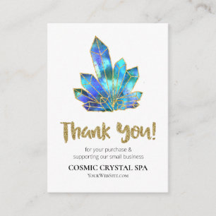 *~* AP8 COSMIC CRYSTAL Review TACK LOGOTYP QR Tilläggskort