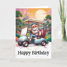 *~* AP94 Senior Golf Man Funny Humor Birthday Card