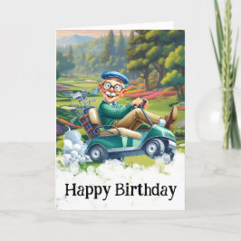 *~* AP94 Senior Man Funny Humor Birthday Card Tack Kort