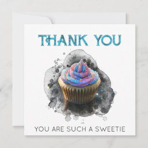 *~ AP99 Blue Rosa Kopp Cake TACK Kort