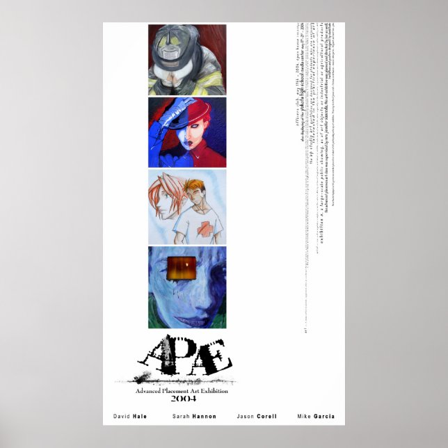 AP Art Exhibition Poster (Framsidan)
