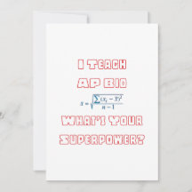 AP Biologi Lärare Superkraft