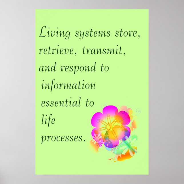 AP Biology Big Idea 3 Poster (Framsidan)