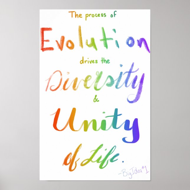 AP Biology Big Idea One Poster (Framsidan)