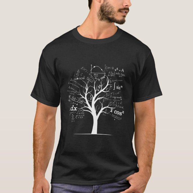 Ap Calculus Algebra Träd Math Teacher Nerd Geek T Shirt (Framsida)