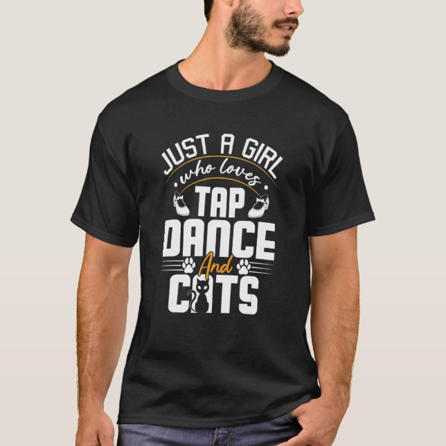 Ap Dansare Katt Bara En Tjej T Shirt (Framsida)