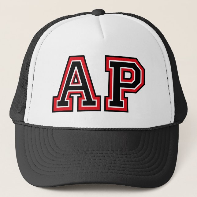 "Ap-" Monogram Truckerkeps (Framsida)