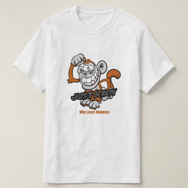 apa bara en pojke  t shirt (Design framsida)