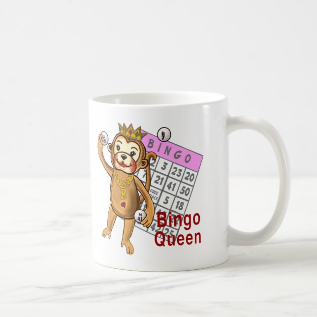 Apa Bingo Drottning Mugg (Höger)