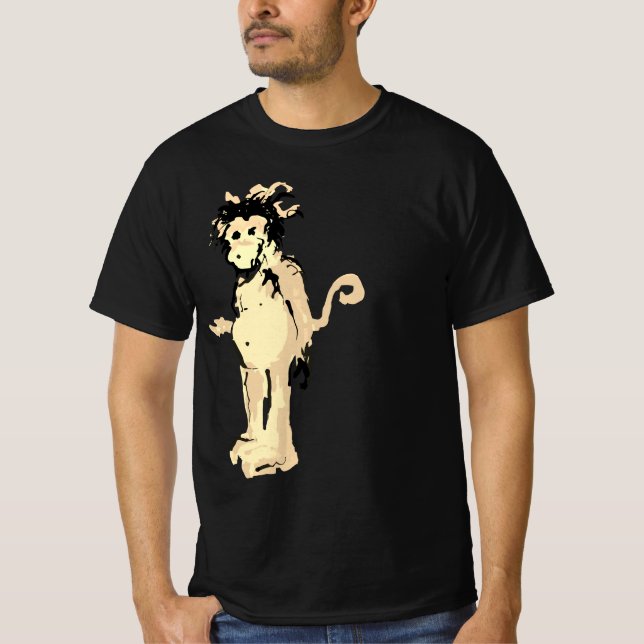 apa bläck T-Shirt (Framsida)
