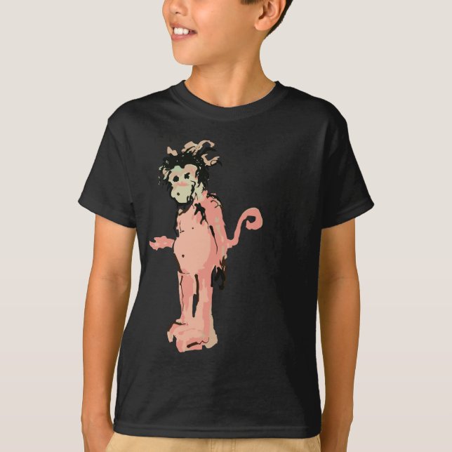 apa bläck t shirt (Framsida)