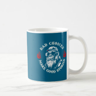 Apa dåliga val gör bra historier (på baksidan) kaffemugg