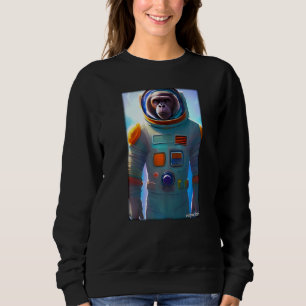 Apa Djur Astronaut Rymden Universum Galax T Shirt