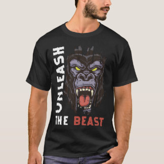 Apa djur silverback natur rolig t shirt