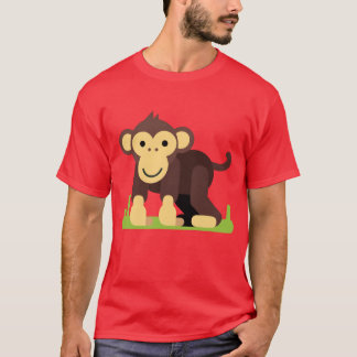Apa Djurföremål Present Zoo Djur Apa Safari frien T Shirt
