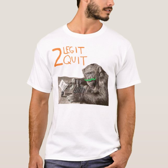 Apa för 2 Legit T-shirt (Framsida)
