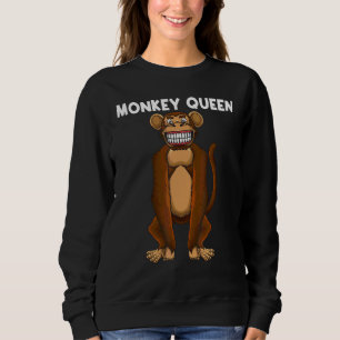 Apa för kvinnor flickor primat djur apa t shirt