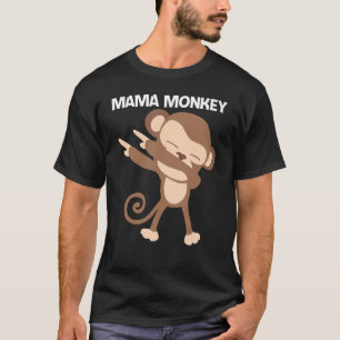 Apa för kvinnor mamma människoapa zoo vilda djur t shirt