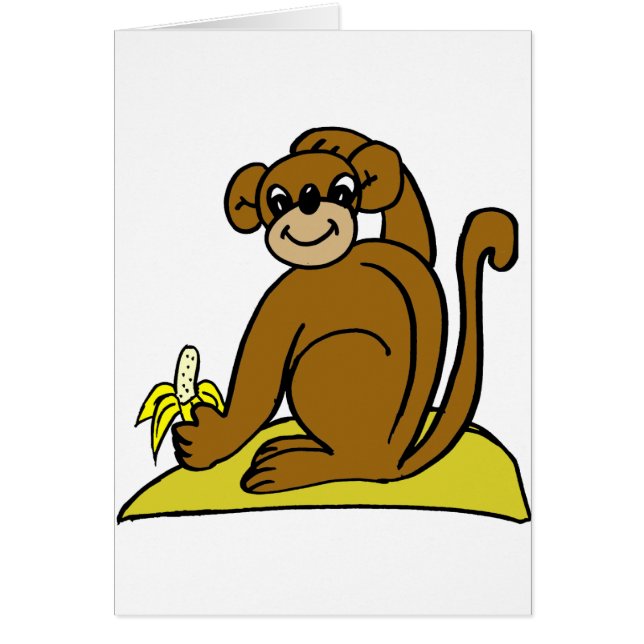 Apa Hälsningskort (Framsidan)