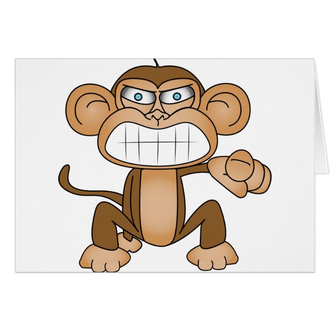 Apa Hälsningskort (Framsidan Horizontal)