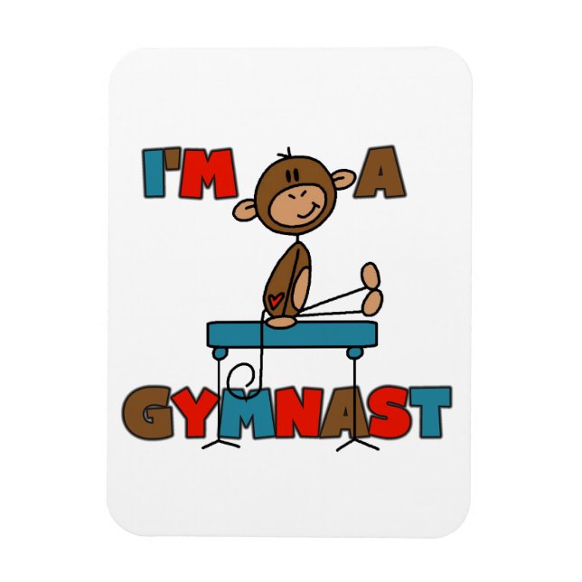 Apa jag är en gymnast magnet (Vertikal)