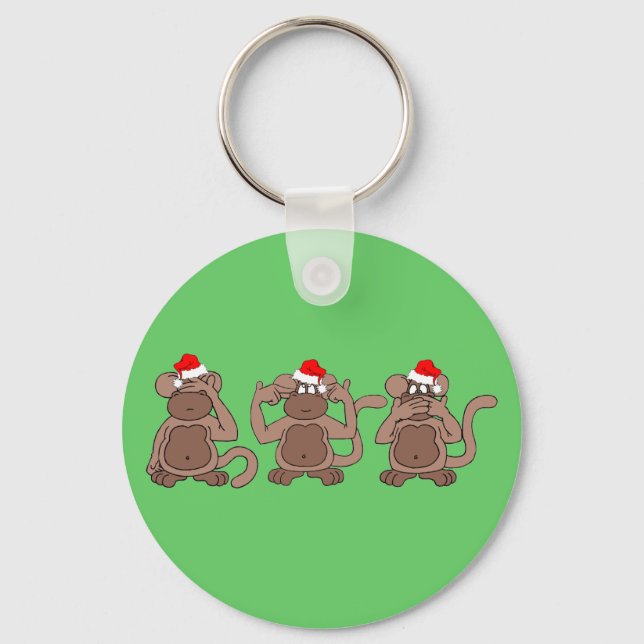 apa jul nyckelring (Framsida)