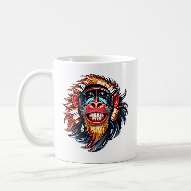 Apa Kaffemugg (Vänster)