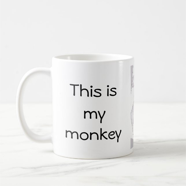 apa kaffemugg (Vänster)