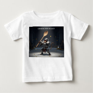 Apa Knight Warrior med jätte sked Karaktär S T Shirt