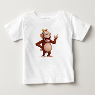 Apa kung karaktär pekar upp t shirt