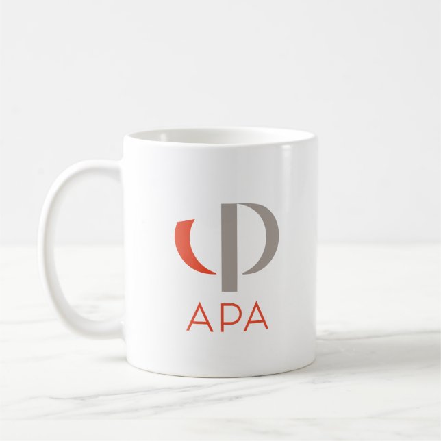 APA-logotypmugg Kaffemugg (Vänster)