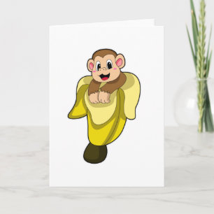 Apa med bananskal kort