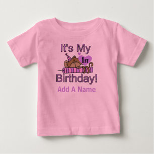 Apa med den 1st födelsedagtshirten för stearinlj tee