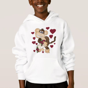 Apa med röd rosTshirts och gåvor Tee Shirt