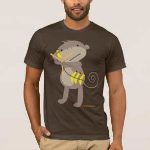 Apa med Slingshotskjortan Tee
