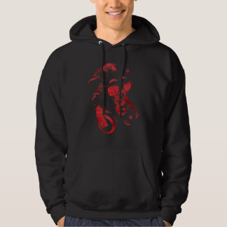 Apa med solglasögon och hörlurar 5 hoodie