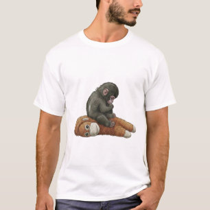 Apa Monkey Punch, Baby Monkey Orangutan Knuff T Shirt