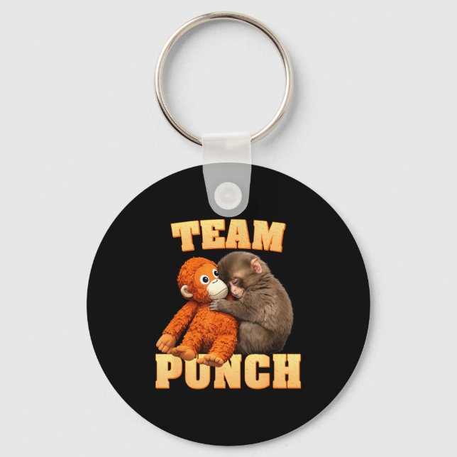 Apa monkey team punch  nyckelring (Framsida)