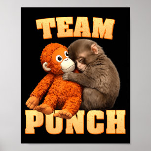 Apa monkey team punch poster