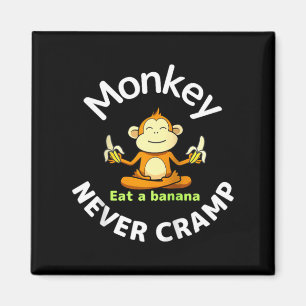 Apa Någonsin Kram Ät En Bananskuldra Baseball Te Magnet