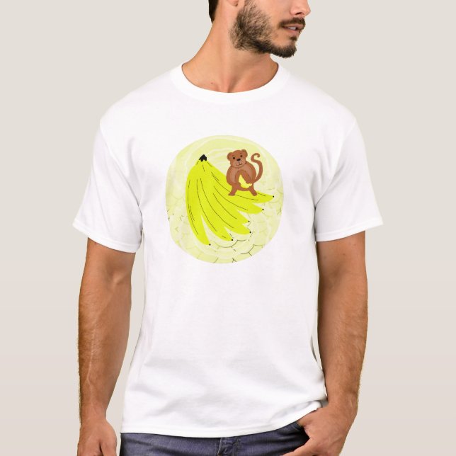 Apa och bananer T-shirt (Framsida)
