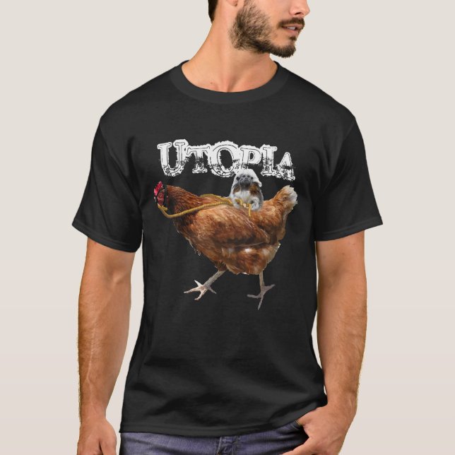 apa och höna, UTOPIA Tee Shirt (Framsida)