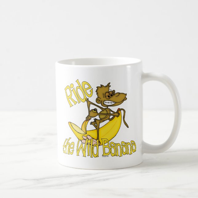apa-ridebanana kaffemugg (Höger)