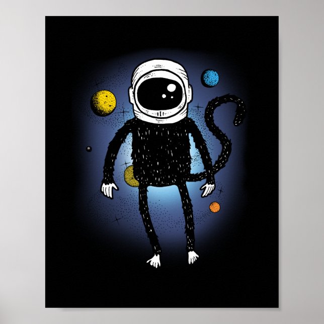 Apa rymd poster (Framsidan)
