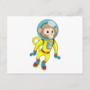 Apa som astronaut vykort