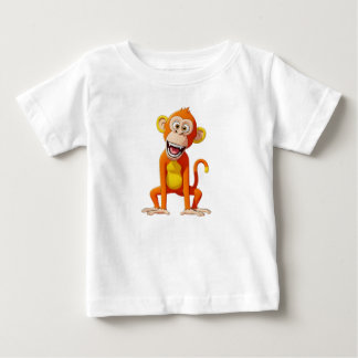 Apa som skrattar på vit bakgrund t shirt