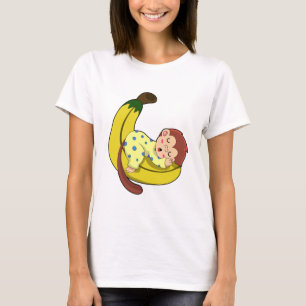 Apa som sover i pyjamas t shirt