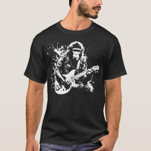 apa spelar gitarr t shirt