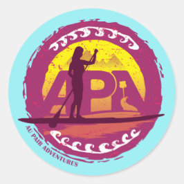 APA Sticker Runt Klistermärke